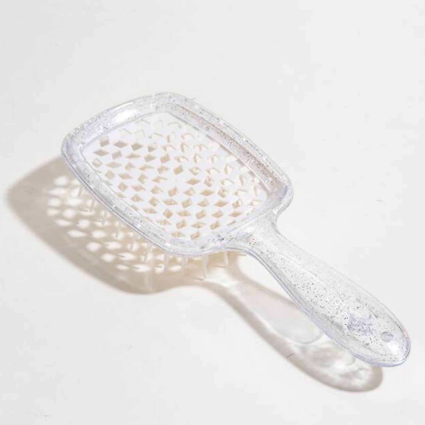 Fairy Brush Detangling Pain Free Hair Brush Glitter White